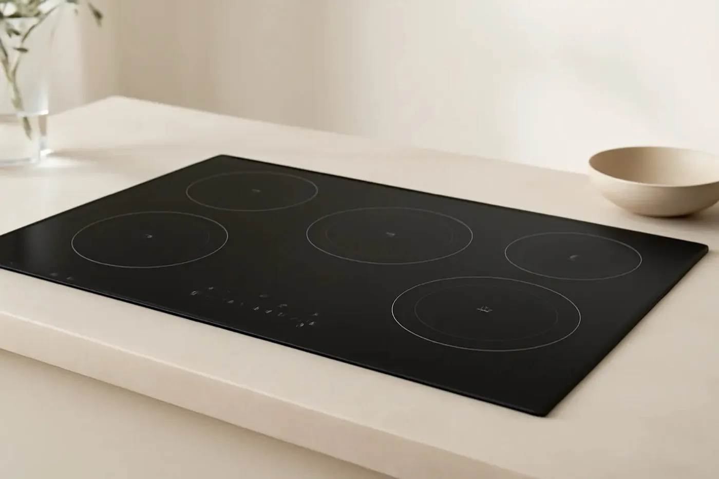 Cooktop por indução 5 bocas