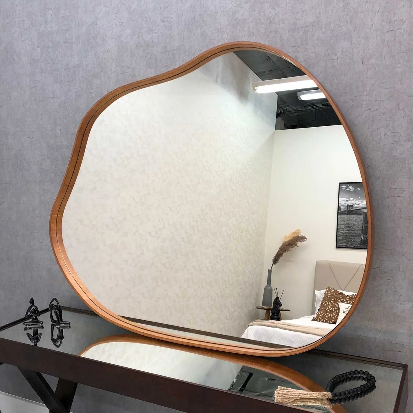 Espelho decorativo orgânico