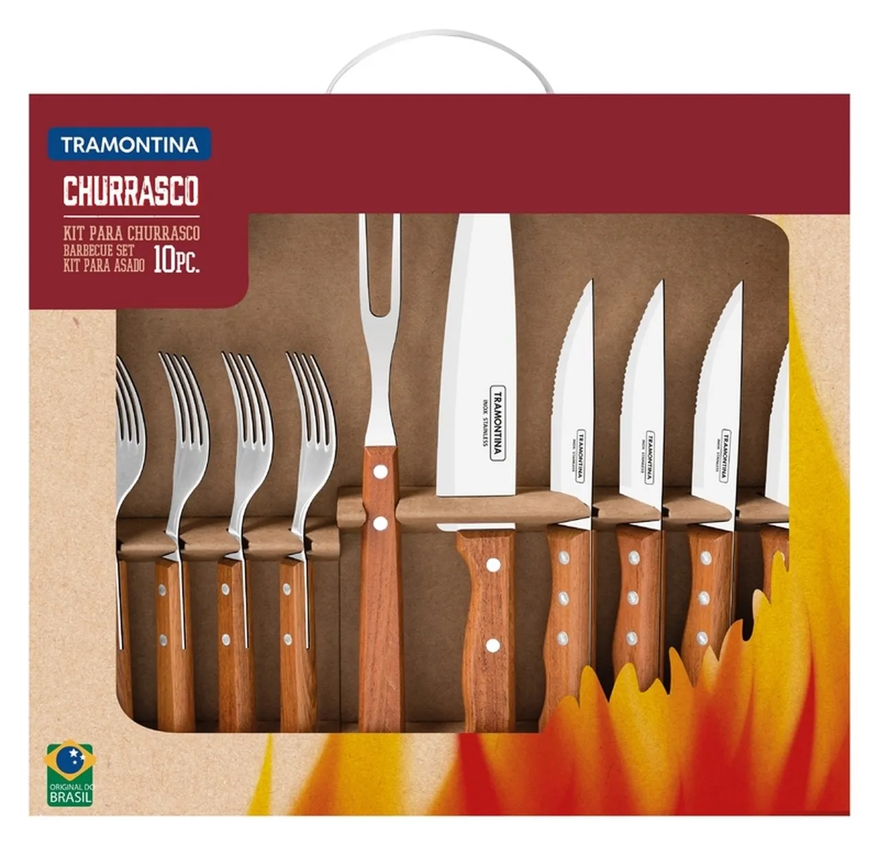 Kit churrasco Tramontina (15 peças)
