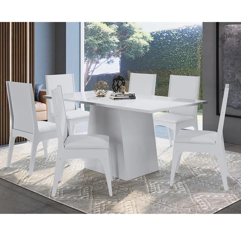 Mesa de jantar com 6 cadeiras