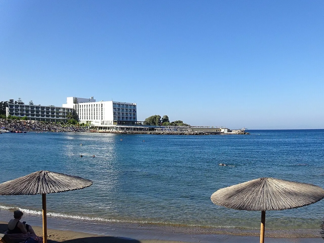 Diária de hotel à beira-mar